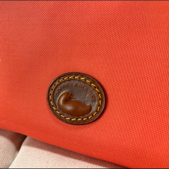Dooney & Bourke Coat Canvas Crossbody Pouchete Red - Picture 10 of 13